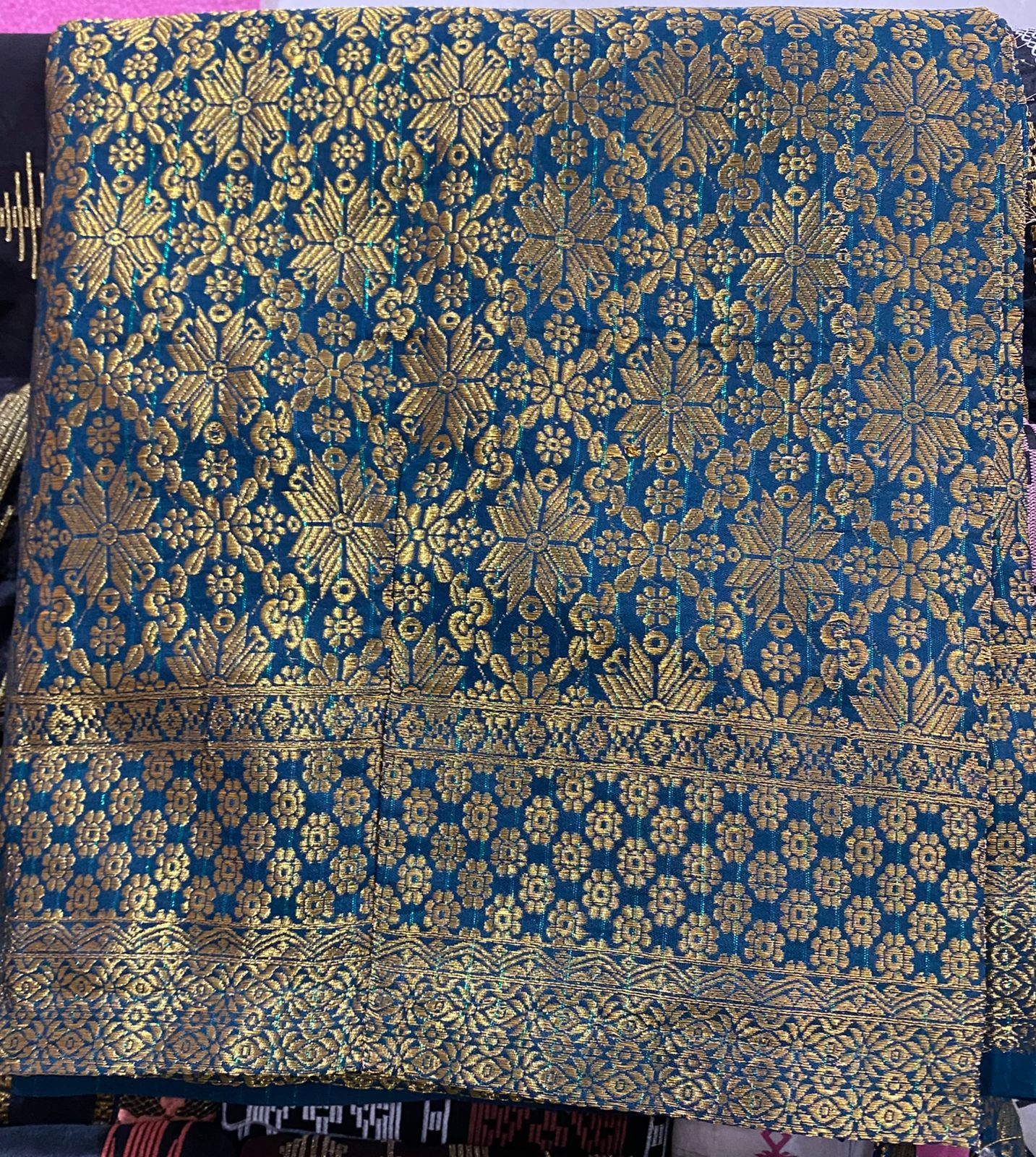 SONGKET TURKIS GOLD